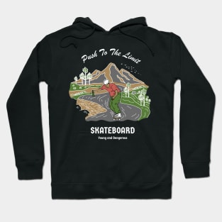 Down Hill Skateboard Hoodie